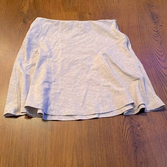 🌷 Banana Republic🌷 Light Gray Short A Line Flare Mini Skirt - Picture 4 of 8
